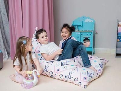 Triangle Shape Toy Storage Bag Kids Sofa