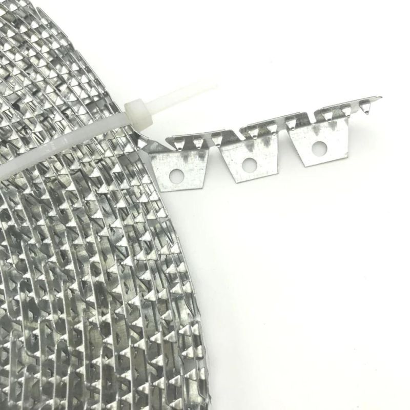 Sofa hardware upholstery metal tack strip zinc plating flex curve
