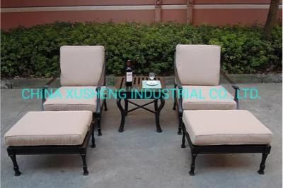 Cast Aluminum Furniture Outdoor Chair Single Person Sofa Table