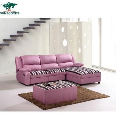 Manufacturer Luxury Popular Design Bedroom Genuine Leather Corner Sofa Group Sofa Modern Furniture