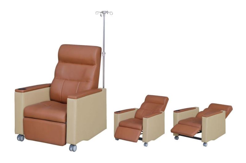 Mn-Syy003 Comfortable Hospital Use IV Pole Sofa Bed