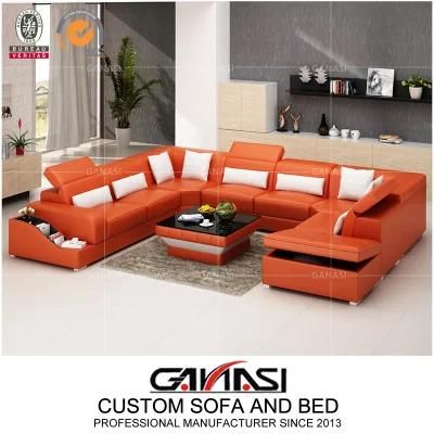 Furniture Home U Shape Leather Sofa