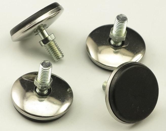 Adjustable Metal Swivel Furniture Leveling Feet with Steel Cover