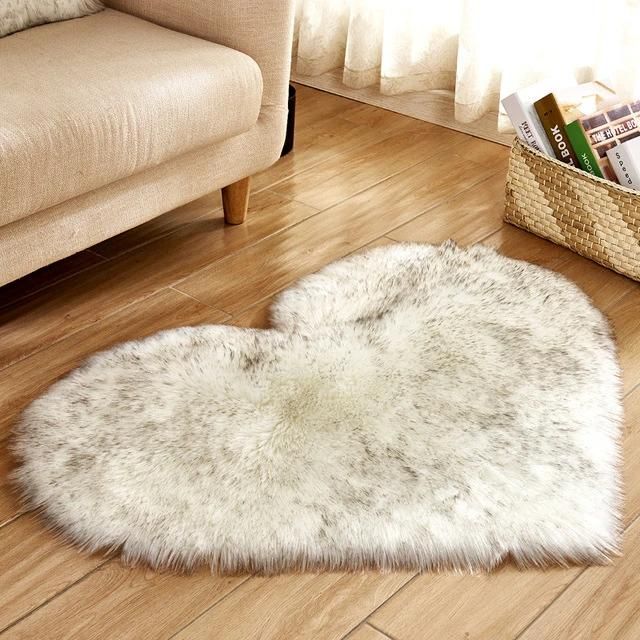 Faux Fur Indoor Ultra Soft Fluffy Rug for Bedroom Floor Sofa Living Room