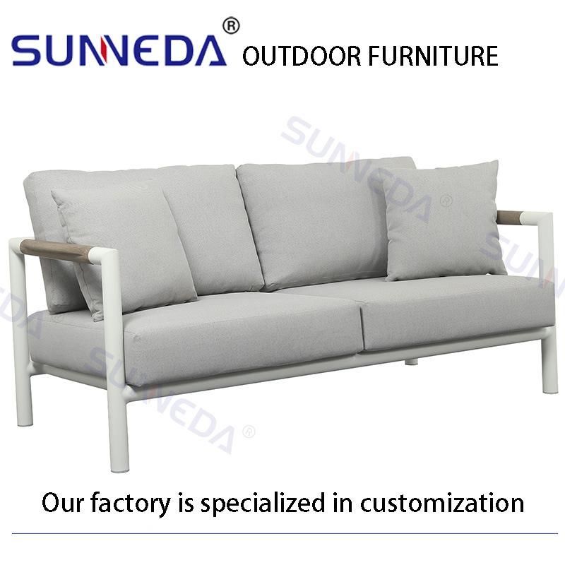 Furniture Wholesale Luxury Outdoor Modern Leisure Aluminum Garden Sofa