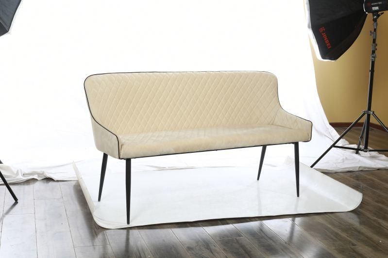 Modern Home Restaurant Office Furniture Sofa Chair Velvet Fabric Sofa Chair