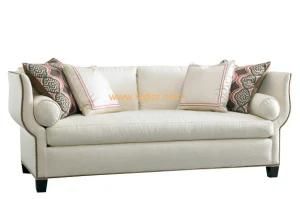 (CL-6615) Antique Chinese Wooden Fabric Sofa for Hotel Furniture