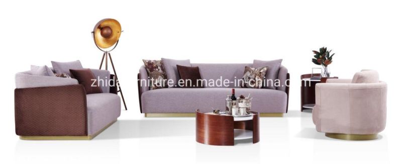 Modern Living Room Home Reception Leisure Fabric Corner Recliner Leather Sofa