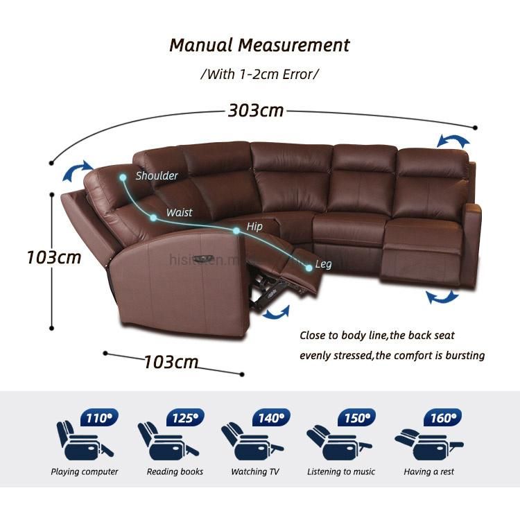 Adjustable Angle Electric Recliner Sofa Chair