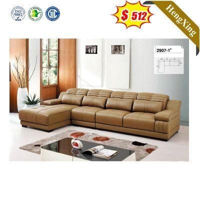 Top Quality Office Home Living Room Furniture Sectional L Shape Seater Chaise Lounge Corner Sofa Leather Sofa