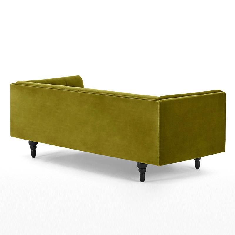 High Quality Living Room Sofa Solid Wood Frame Three Seater Sofa