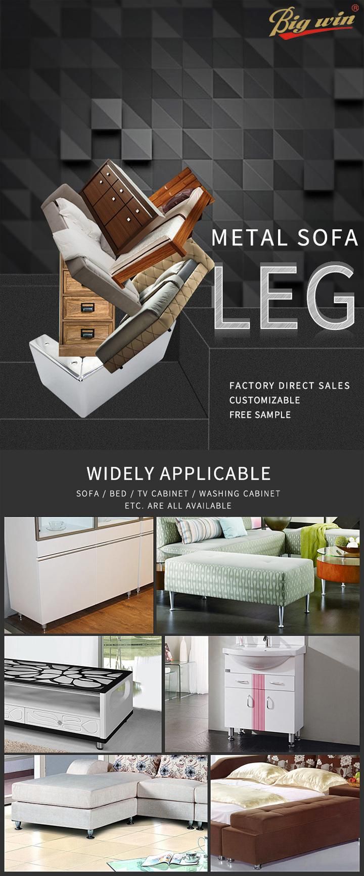 L Shape of Furniture Leg Metallic Furniture Accessories