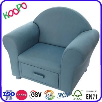 Modern House Living Room Fabric Children Furniture/Drawer Sofa/Drawer Chair (SF-49)