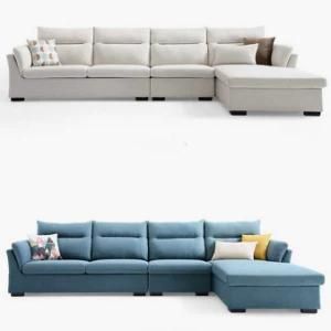 Cream Color Italy Simple Design Living Room Fabric Lawson Sofa (S1)