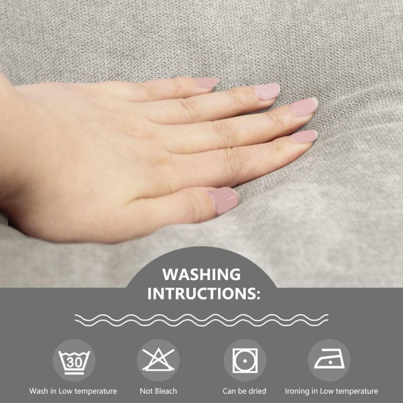 Comfortable Super Soft Pure Color Sofa Pillow Cushion