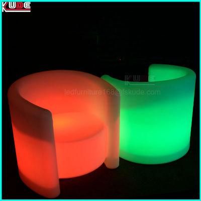 Waist Drum Stools Hopper Chair Glow Ottoman Sofa Chair Set