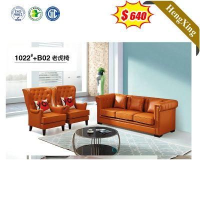 Modern Singapore Leather Furniture Living Room Chesterfield Sofa