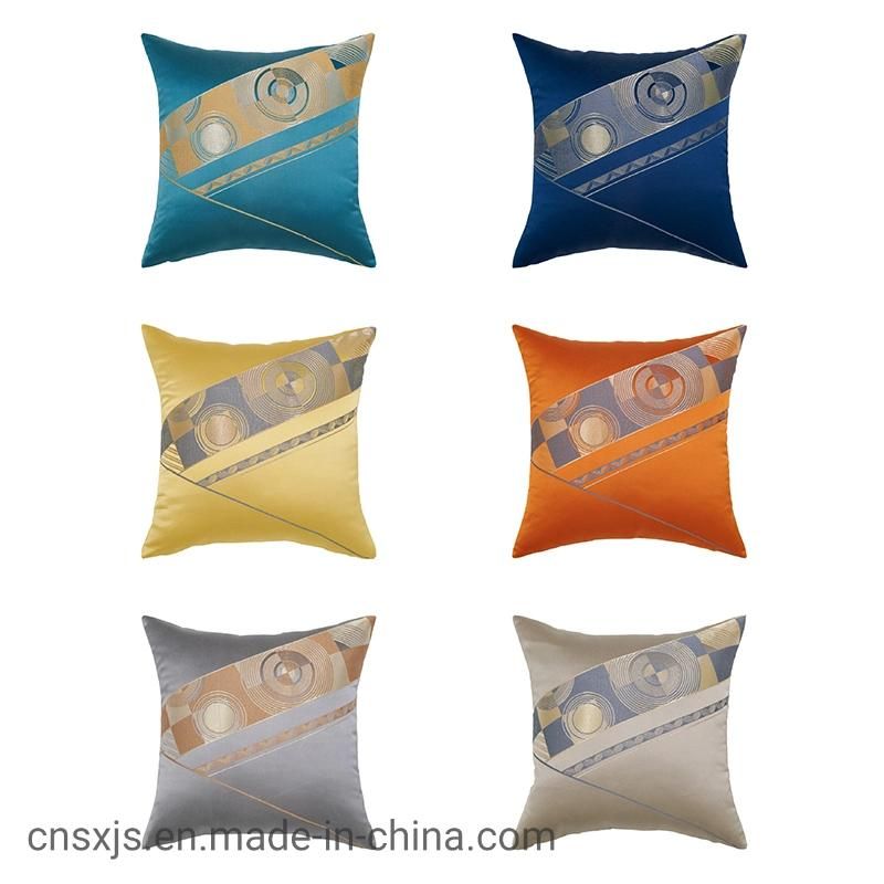 Color Matching Cushion Pillow Living Room Sofa Waist Pillow Light Luxury