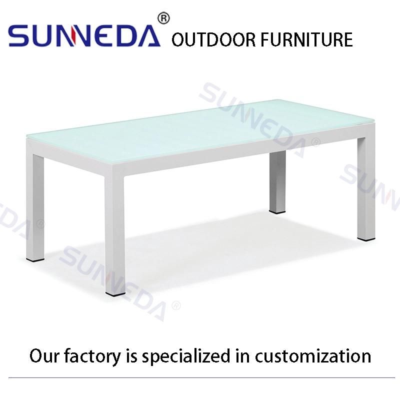 Thick Tube Aluminum Morden Outdoor Furniture Sofa with Cousion Matchable