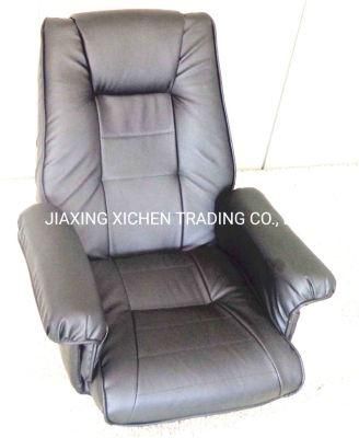 Black PU Revolving Video Gaming Sofa Chair