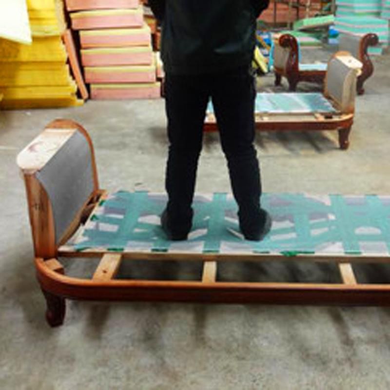Chinese Sofa Furniture Factory Wholesale Classic Wood Fabric Sofa Set