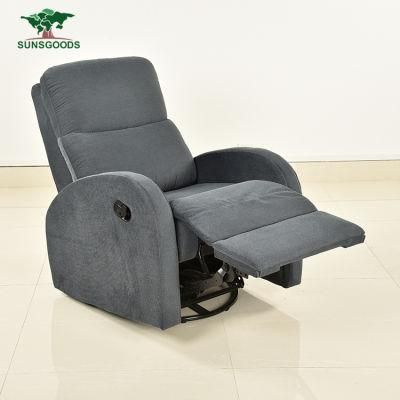 Modern Designs Fabric Home Theater Multifunctional Push Back Electric Recliner Sofa Set