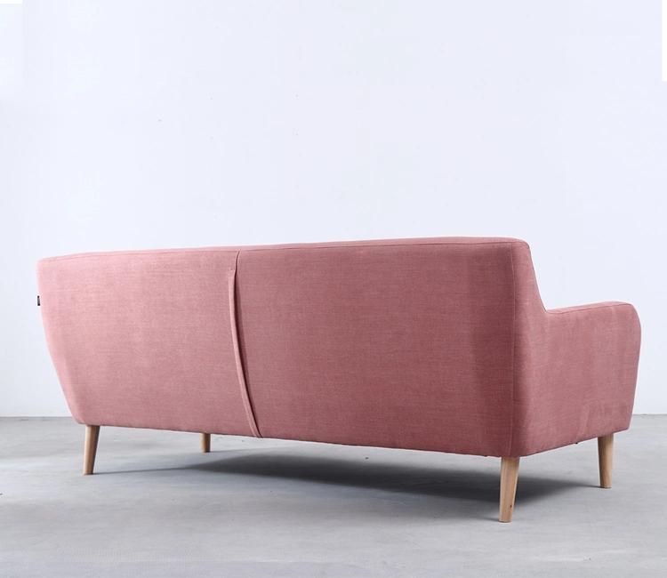 Home Style Sofa Furniture Antique Wood Fabric Sofa