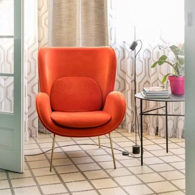 Nordic U-Ring Chair Single Sofa Chair Leisure Fabric Armchair