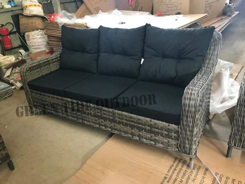 Wholesale Outdoor Garden Rattan Wicker Patio Furniture High Table Sofa Set 4PCS