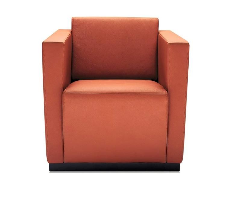 Hot Sale Commercial Furniture Home Office One Seat Leather Sofa