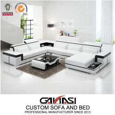 Beautiful Simple Design Italian Leather North Europe Style Home Sofa