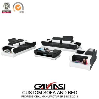 Ganasi Latest Design Concise Sofa Set with Stainless Legs