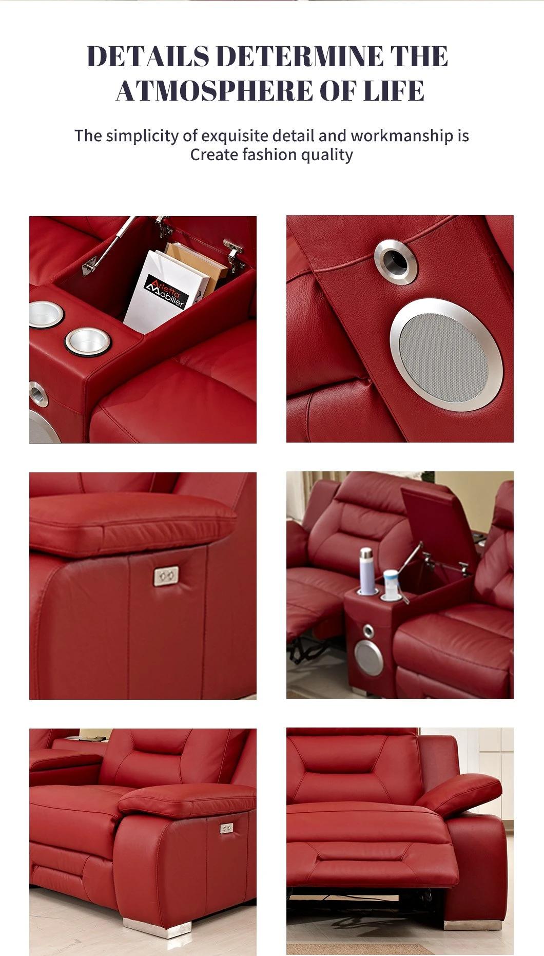 Game Zone Faux Leather Upholstered Power Reclining Sofa