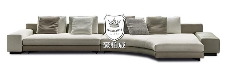 Modular Versatile Hotel Sofa Used in Lobby with New Compositions in Different Versions