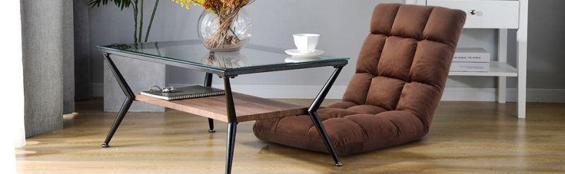 Japanese Style Adjustable Back Folding Leisure Chair Lazy Sofa Chair