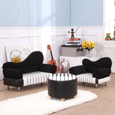 Luxury Home Kids Fabric Double Sofa Children Furniture (SXBB-226-2)