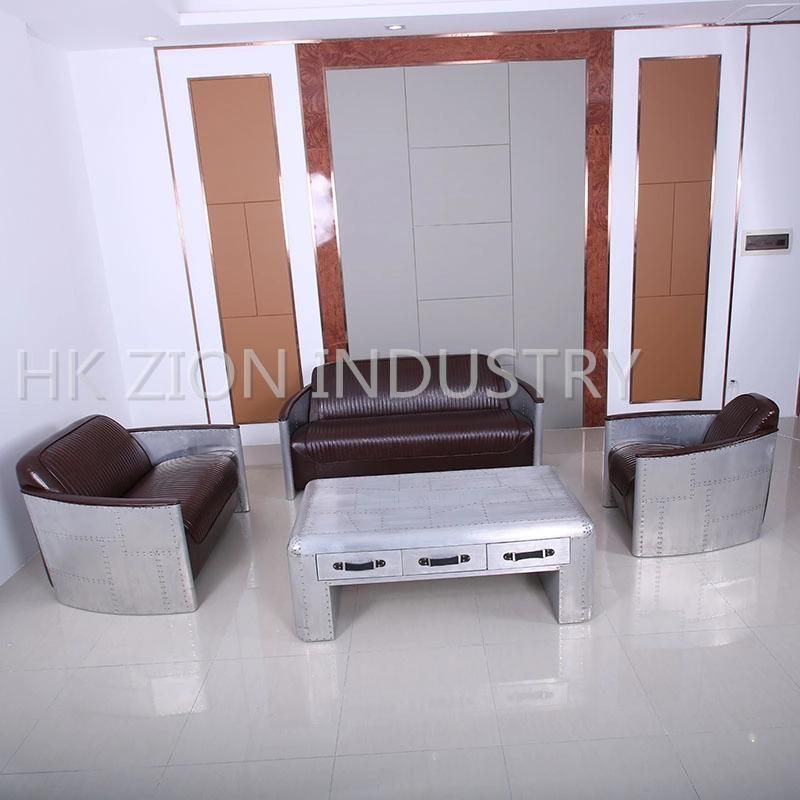 Home Furniture Living Room Sofa Modern Furniture Sets Recliner Leisure Chesterfield Sofa Office Reception Brown Leather Sofa