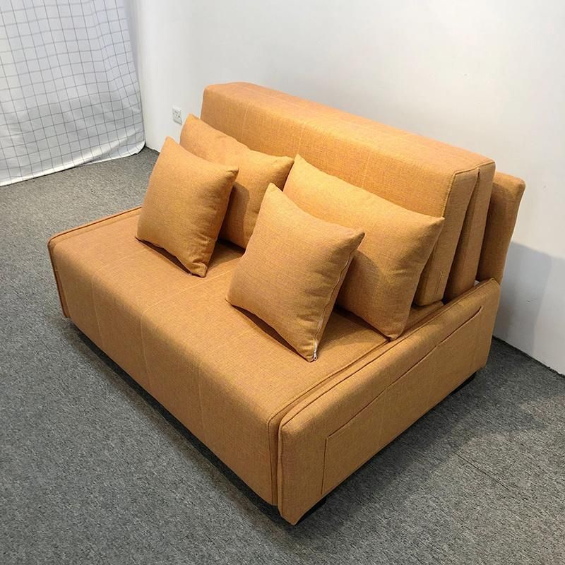 Multifunctional Living Room Simple Modern Double Nordic Fabric Folding Sofa Bed
