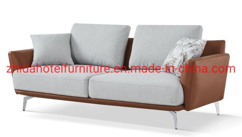 Nordic Modern Fabric Cover Loveseat Home Furniture L Shape 3 Seater Sofa