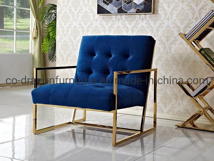 Modern Living Room Sofa Chair Steel Frame Lounge Sofa Chair