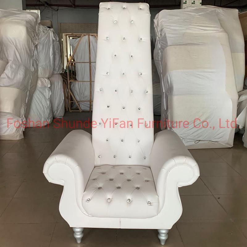 Hotel Lobby Furniture Solid Wood High Back Chair in Optional Furnitures Color