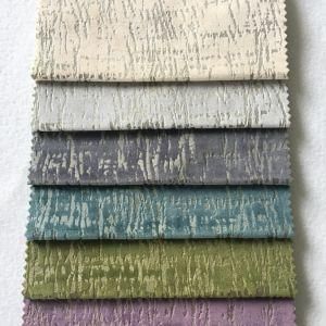 100% Polyester Knitted Jacquard Fabric Velvet for Sofa
