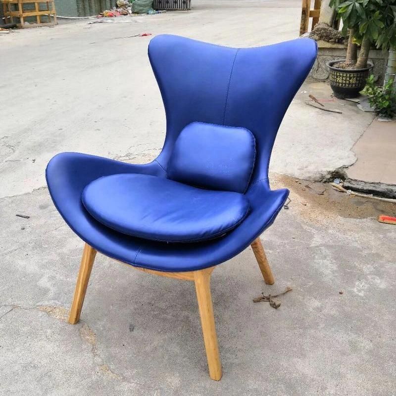 Factory Directly Leisure Chairs Nordic Modern Makeup Chair Indoor Furniture Single Sofa Lounge Chair with Ottoman