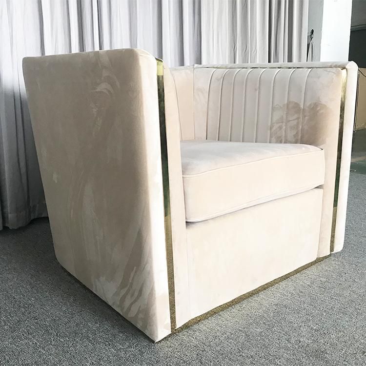 High quality Modern Fabric Living Room Single Seater Two Seater Sofa Furniture