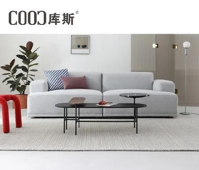 Modern Living Room Furniture L Shape Fabric Sectional Modular Sofa
