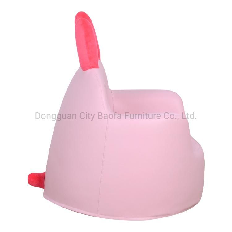 Pink Sponge Rabbit Kids Sofa