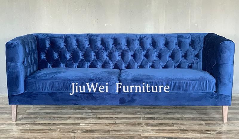 Italian Velvet Sofa Home Furniture Luxury Living Room Sofa/Lounge Sofa
