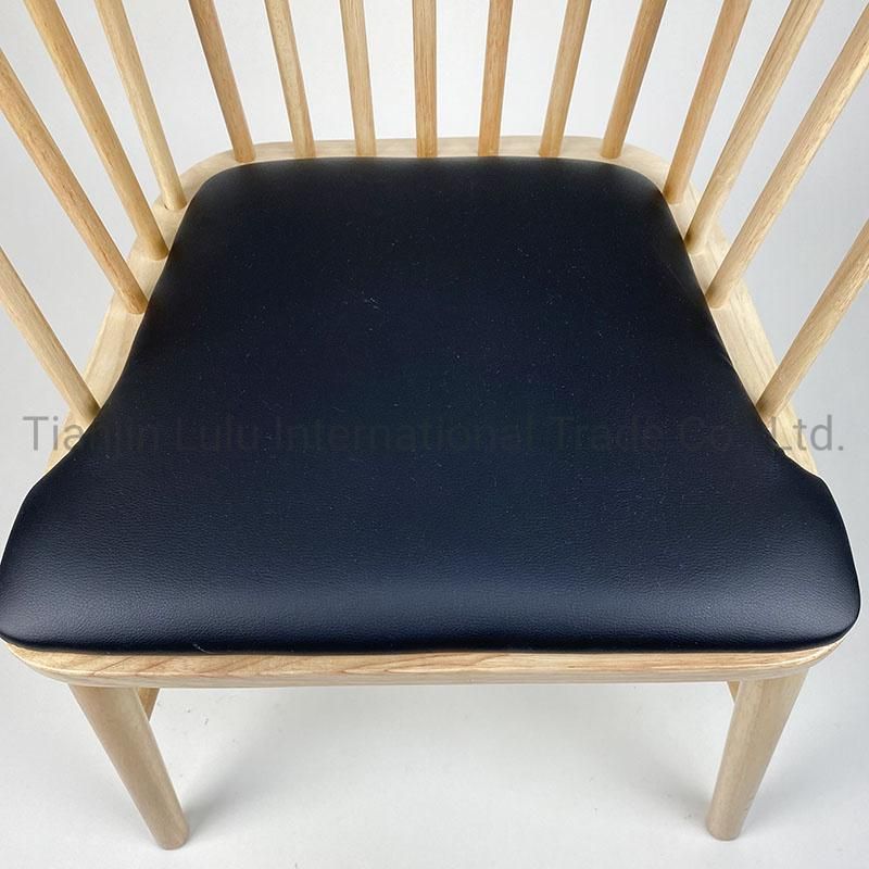 Wood Chair with Armrest for Hotel Lobby Coffee Shop Leisure Chairs for Restaurant Living Room Leisure Chairs Chair Manufacturer Factory Wholesaler