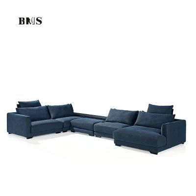 High-End Modern Wholesales Price Home Furniture L-Shaped Couch Deep Sectional Sofa