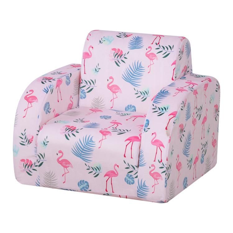 2021 Top Selling Fashion 2 in 1 Folding Kids Sofa